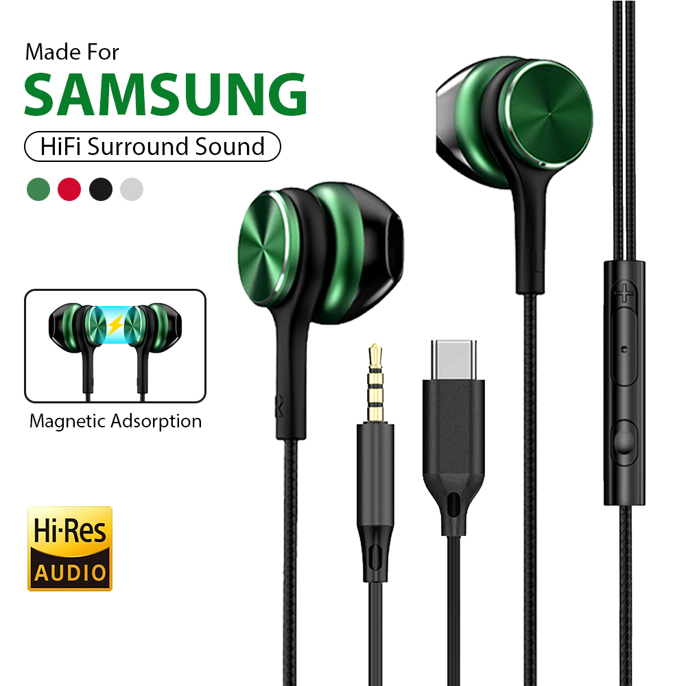 Home Cinema Amazon - Type C Wired Headphones HiFi Stereo