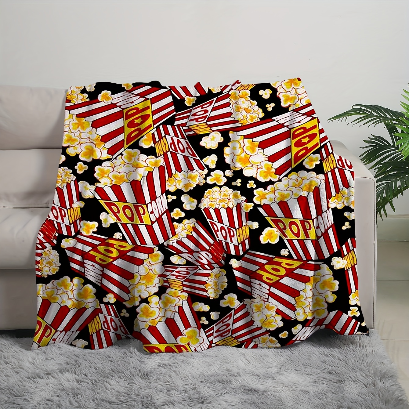 Digital Printed Popcorn Cinema - Home Cinema Food บทวิจารณ์และราคา