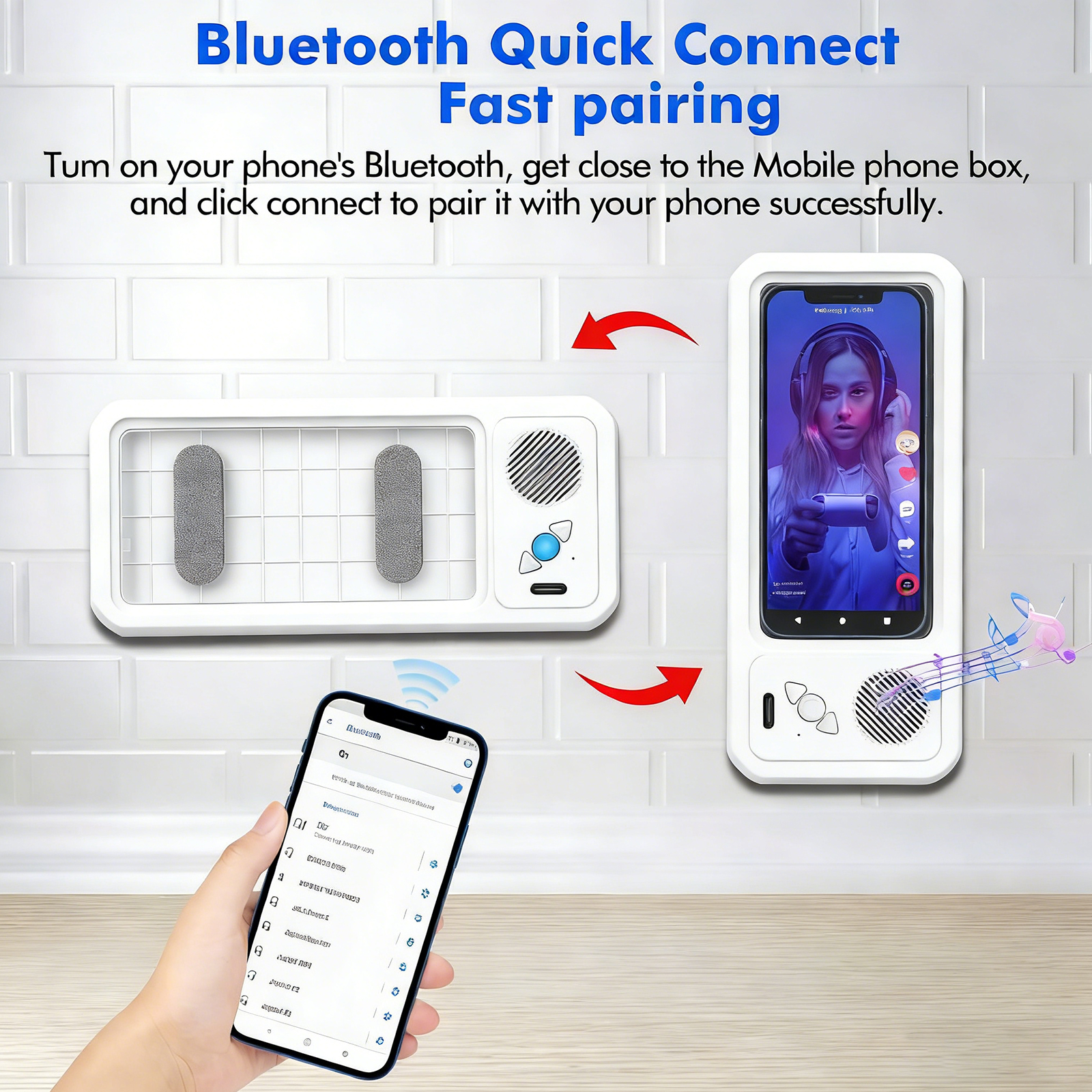 Waterproof Mobile Phone Case f - Wall Mount Speaker บทวิจารณ์และราคา