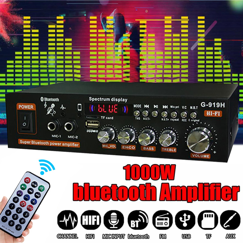G-919H 1000W Home Power Amplif - Home Cinema Audio System บทวิจารณ์และราคา