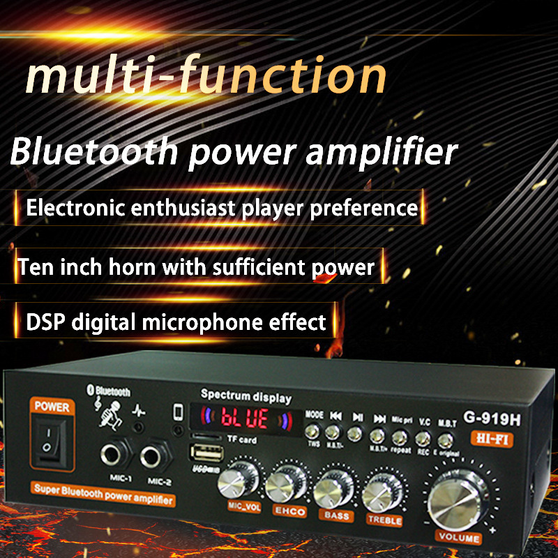 G-919H 1000W Home Power Amplif - Home Cinema Audio System บทวิจารณ์และราคา