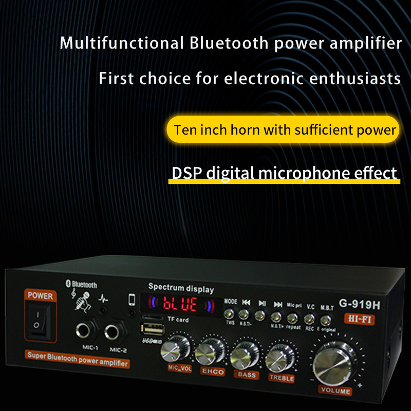 G-919H 1000W Home Power Amplif - Home Cinema Audio System บทวิจารณ์และราคา