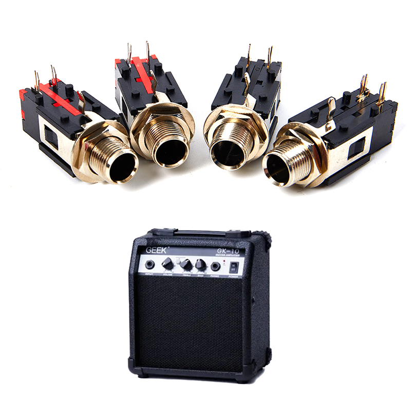 2Pcs 6.35mm Audio Headphone Ja - Wall Mount Speaker บทวิจารณ์และราคา