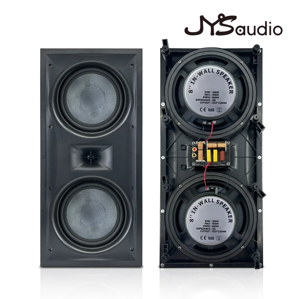 200W RMS Power Dual 8'' Ceilin - Wall Mount Speaker บทวิจารณ์และราคา