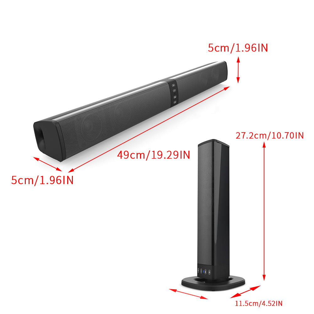 Powerful Soundbar Sound Radio  - Home Cinema Audio System บทวิจารณ์และราคา