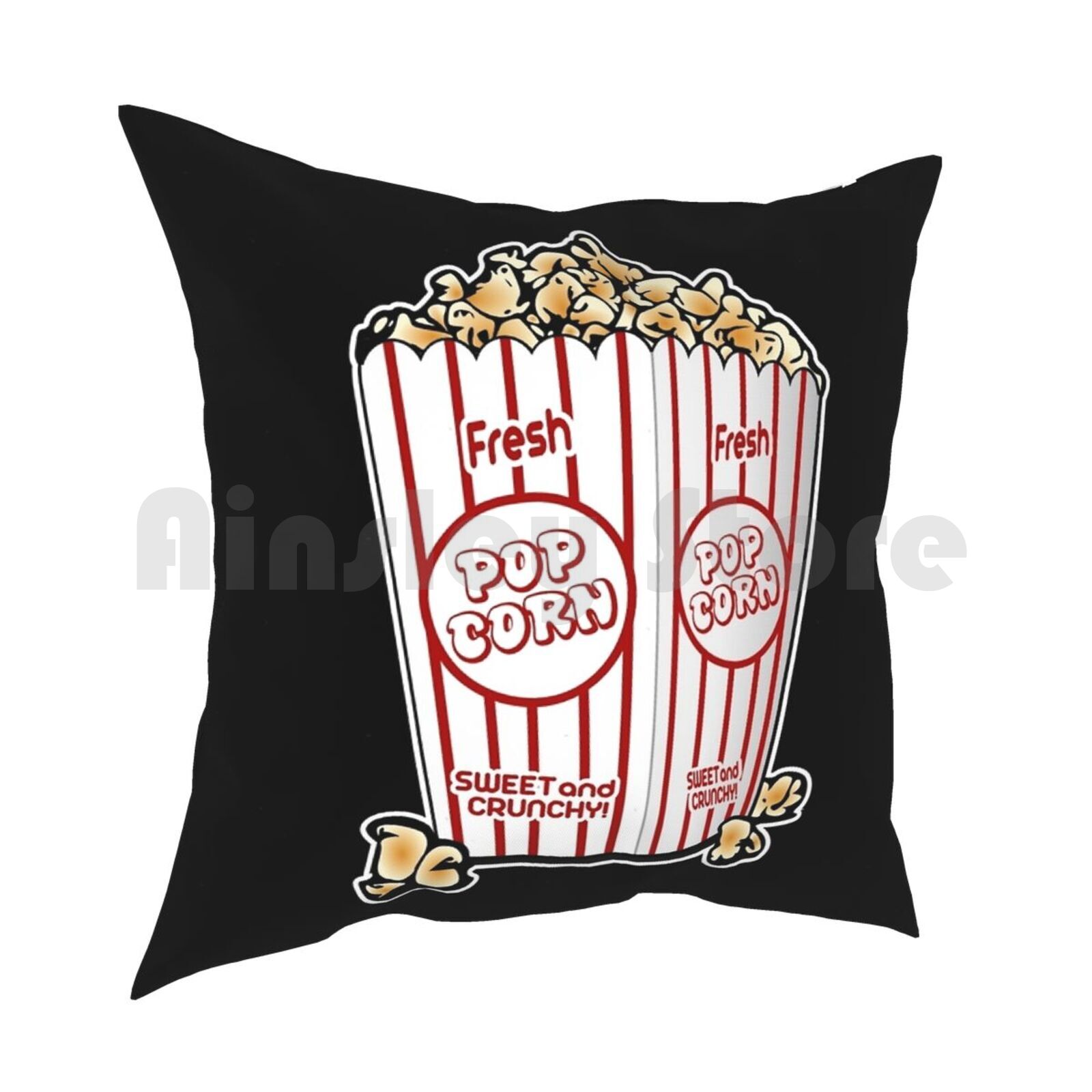 Cinema Popcorn Pack Pillow Cas - Home Cinema Food บทวิจารณ์และราคา