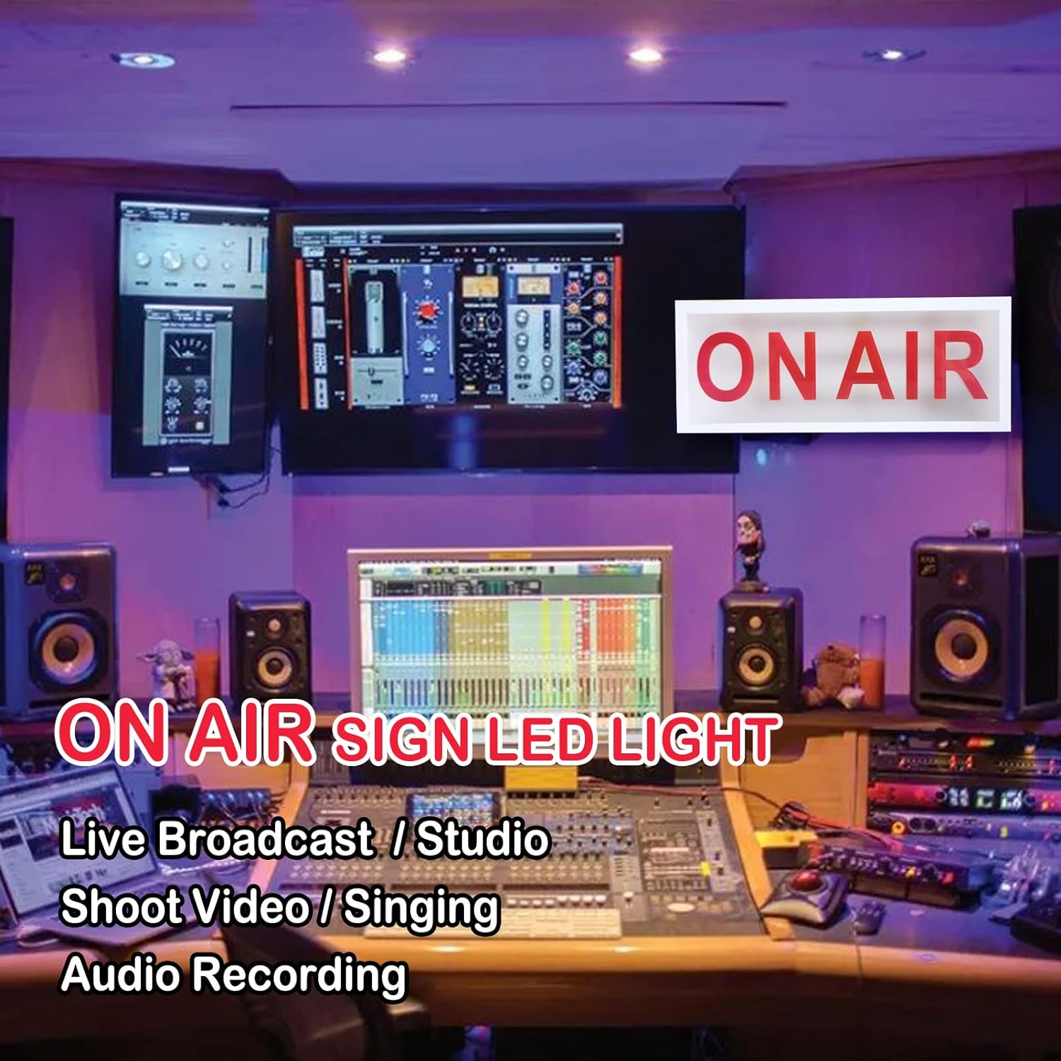 ON AIR SIGN LED LIGHT Recordin - Home Cinema Wall Lights บทวิจารณ์และราคา