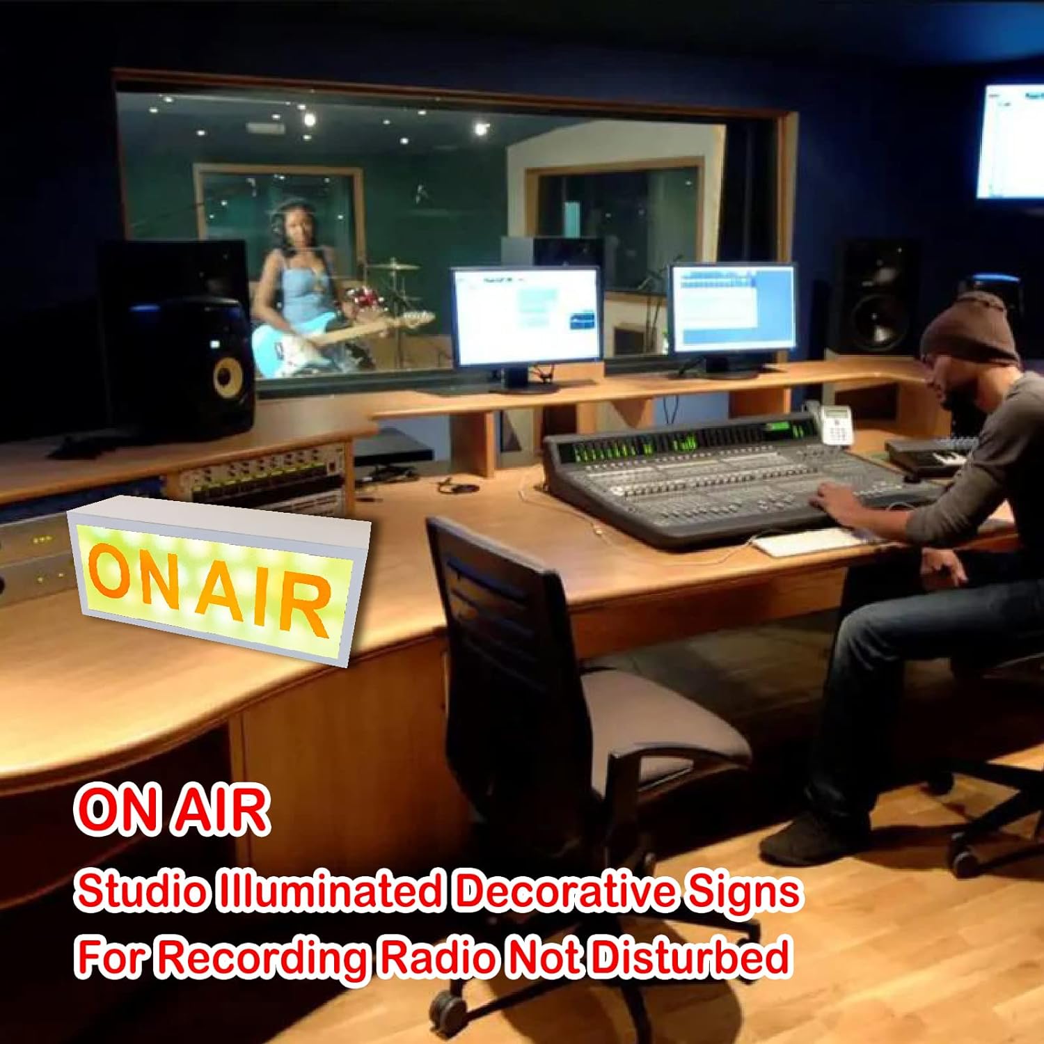 ON AIR SIGN LED LIGHT Recordin - Home Cinema Wall Lights บทวิจารณ์และราคา