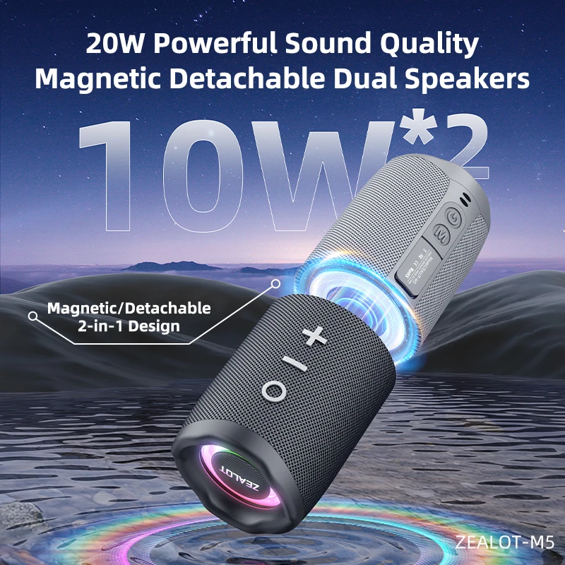 ZEALOT-M5 Magnetic Bluetooth S - Home Cinema Audio System บทวิจารณ์และราคา
