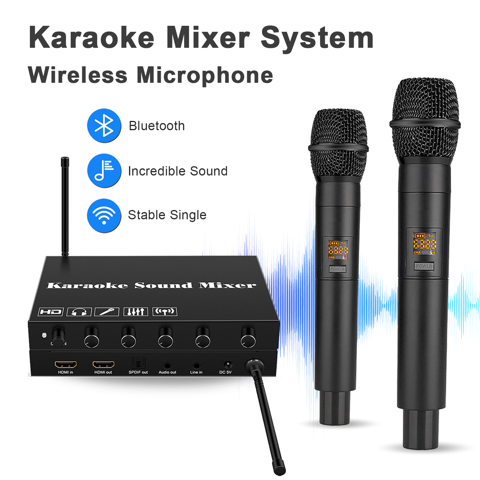 HDMI Karaoke Player Mixer Home - Genius Home Cinema บทวิจารณ์และราคา