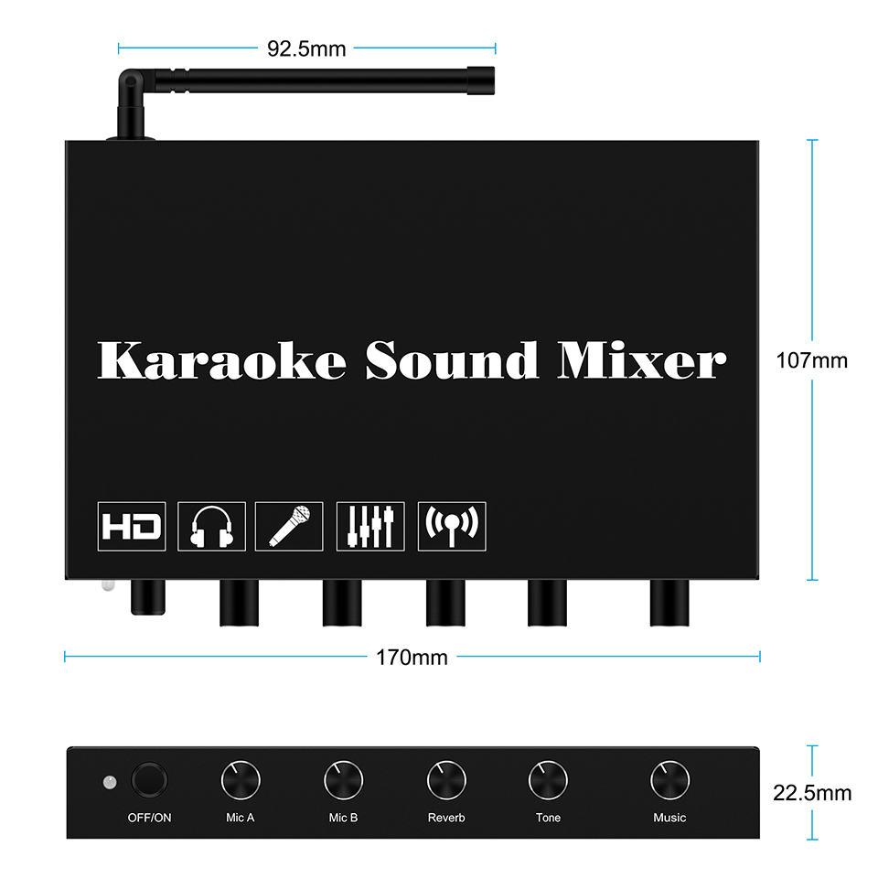 HDMI Karaoke Player Mixer Home - Genius Home Cinema บทวิจารณ์และราคา
