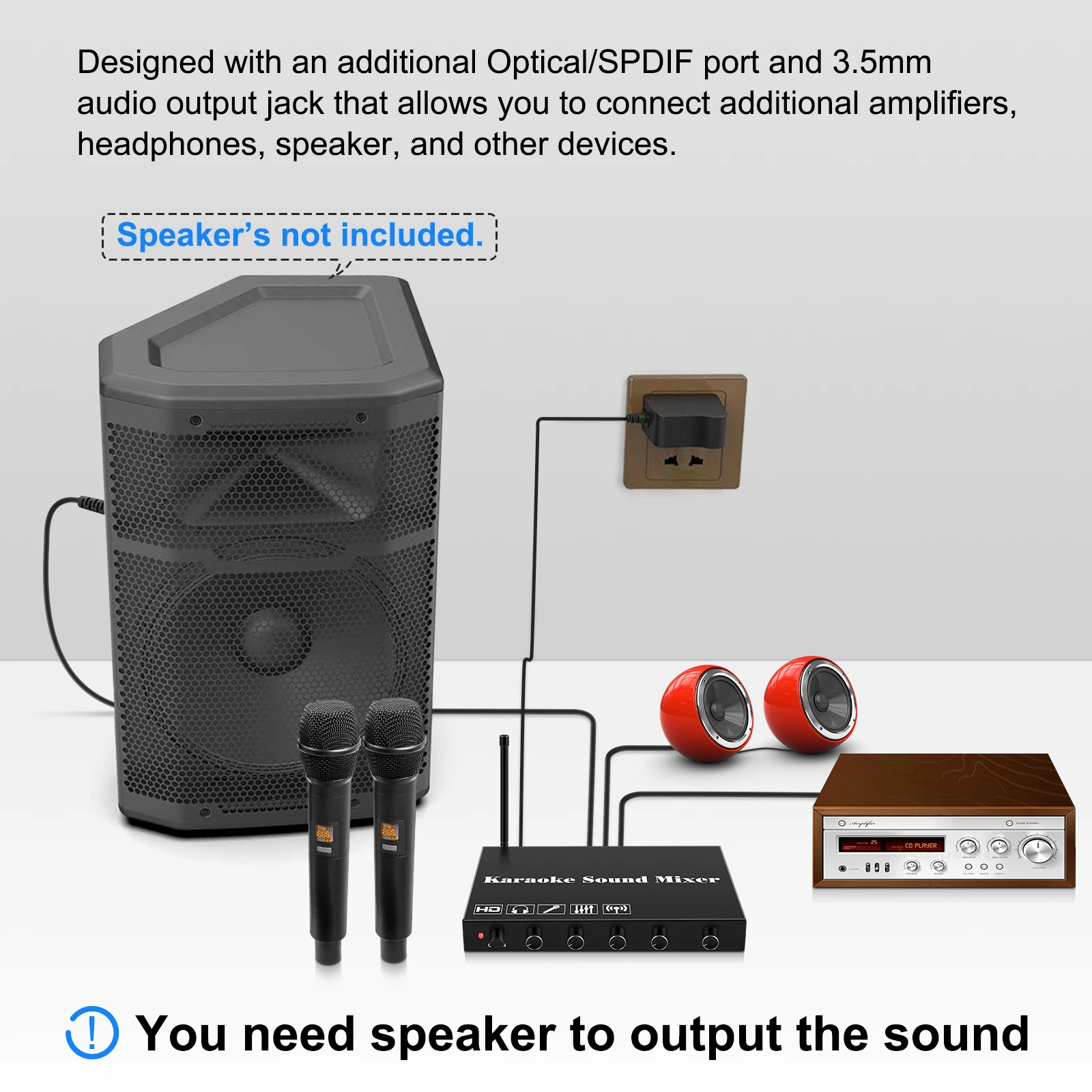 HDMI Karaoke Player Mixer Home - Genius Home Cinema บทวิจารณ์และราคา
