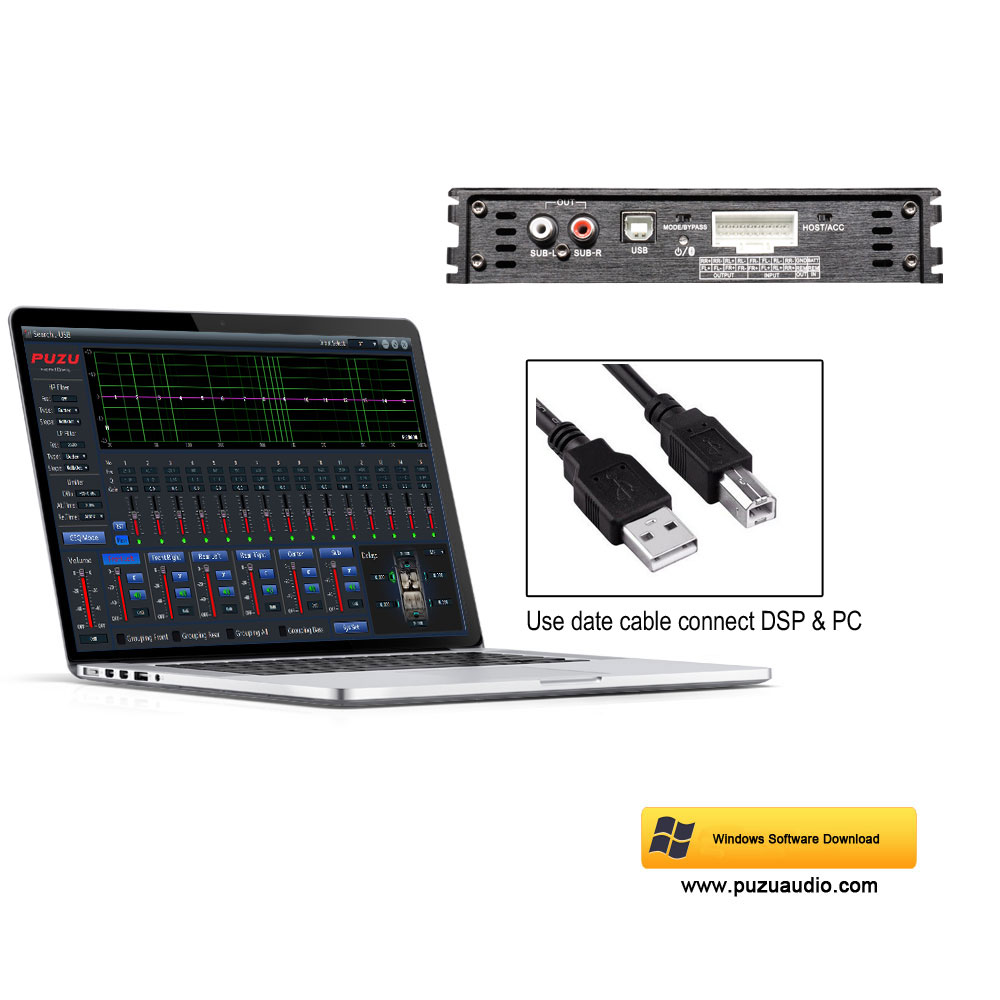 PUZU PZ-C7 wiring harness 4X15 - Home Cinema Audio System บทวิจารณ์และราคา
