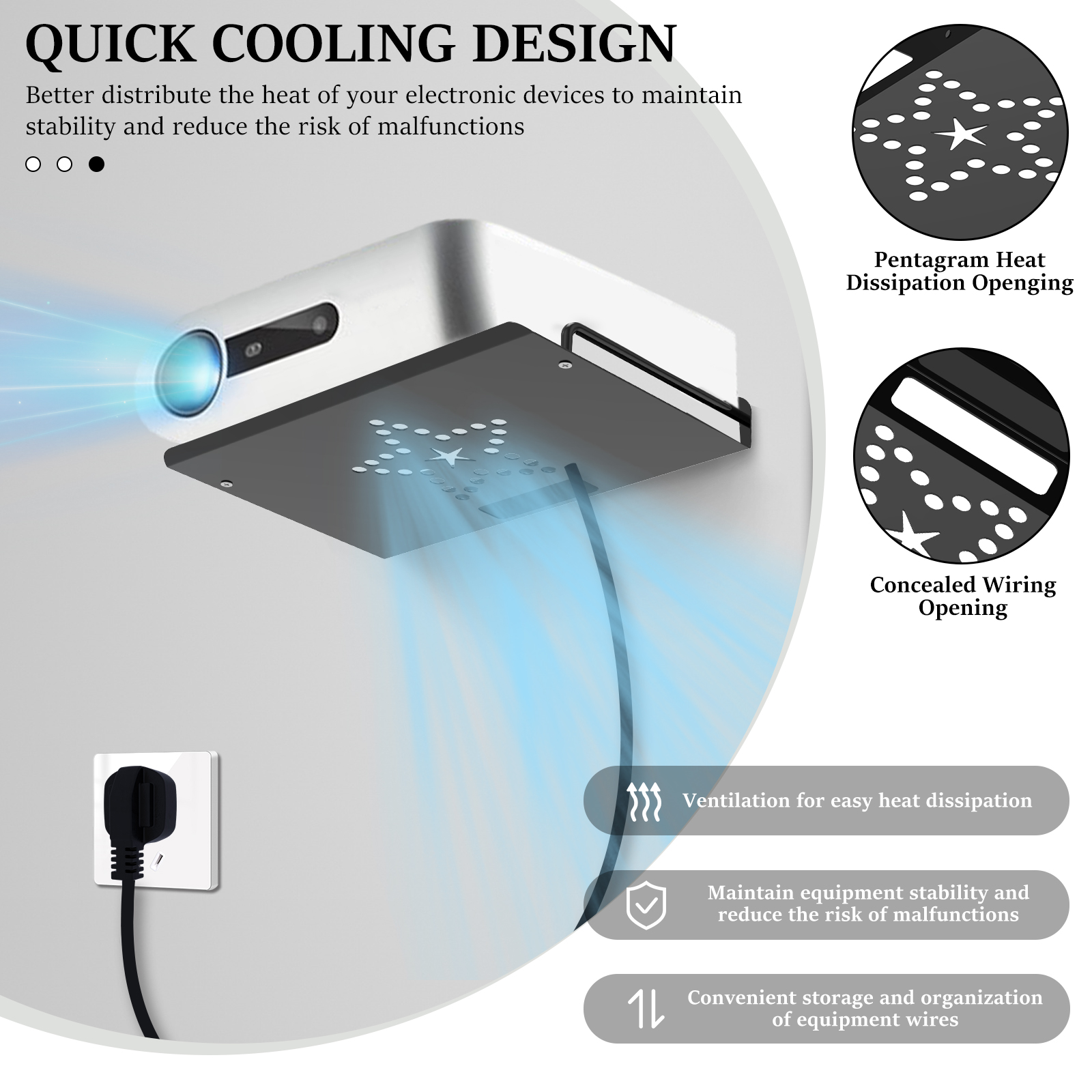 Wall Mount Shelf Bracket  Floa - Wall Mount Speaker บทวิจารณ์และราคา