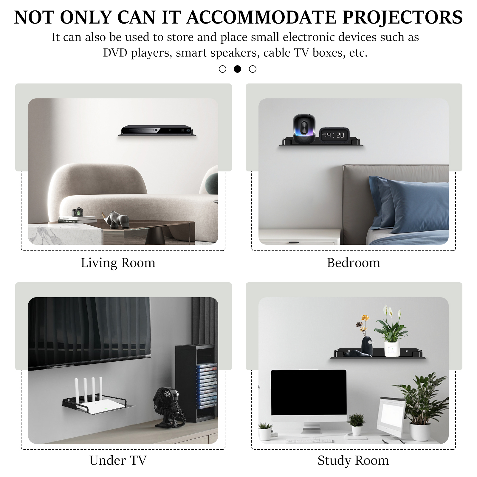 Wall Mount Shelf Bracket  Floa - Wall Mount Speaker บทวิจารณ์และราคา
