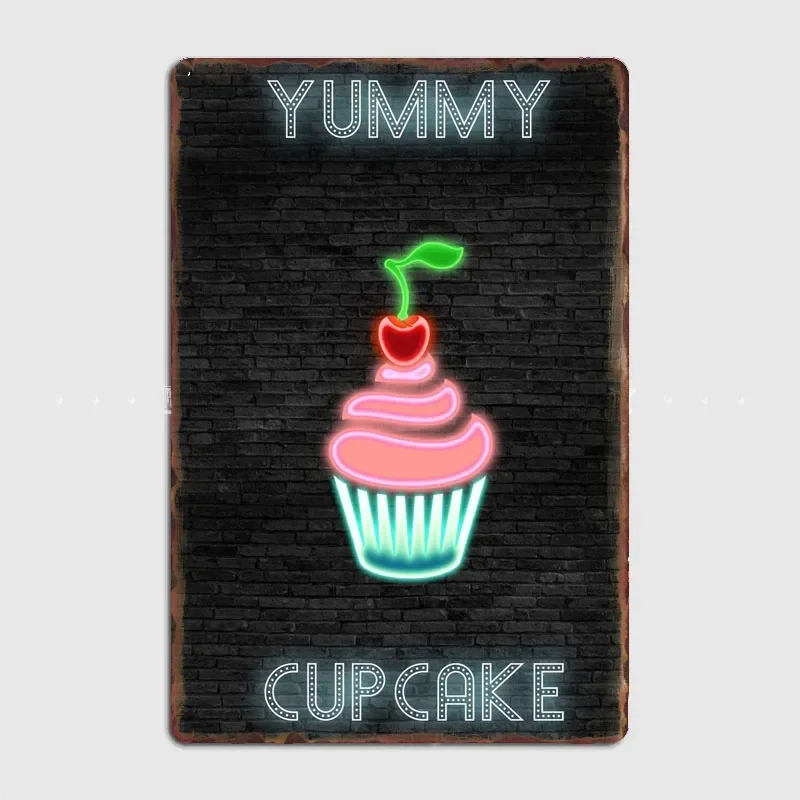 CUPCAKE Food Neon Sign Metal S - Home Cinema Food บทวิจารณ์และราคา