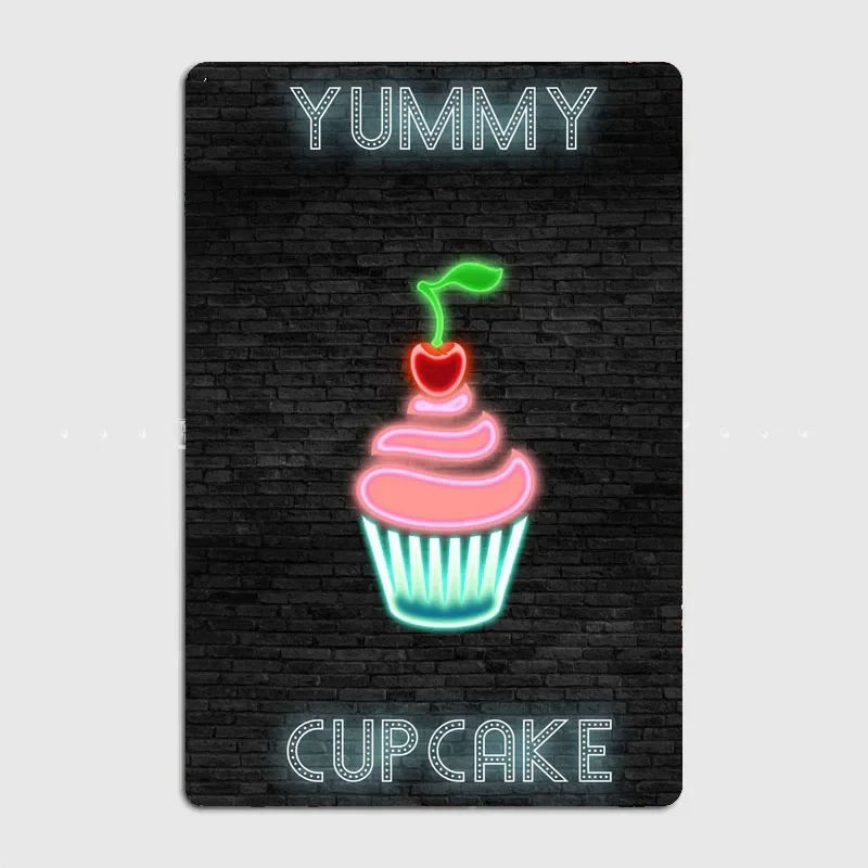 CUPCAKE Food Neon Sign Metal S - Home Cinema Food บทวิจารณ์และราคา