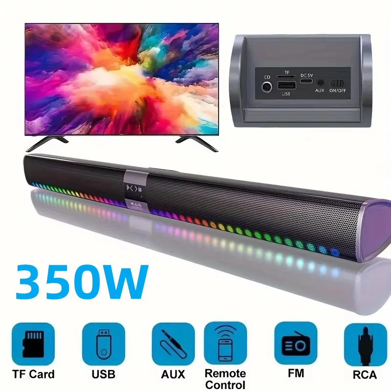 TV Echo Wall Bluetooth Speaker - Home Cinema Wall Lights บทวิจารณ์และราคา