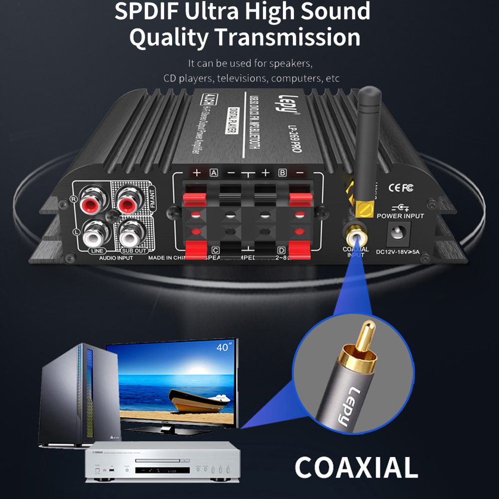 LEPY LP-269PRO 4.1 Channel Amp - Home Cinema Audio System บทวิจารณ์และราคา