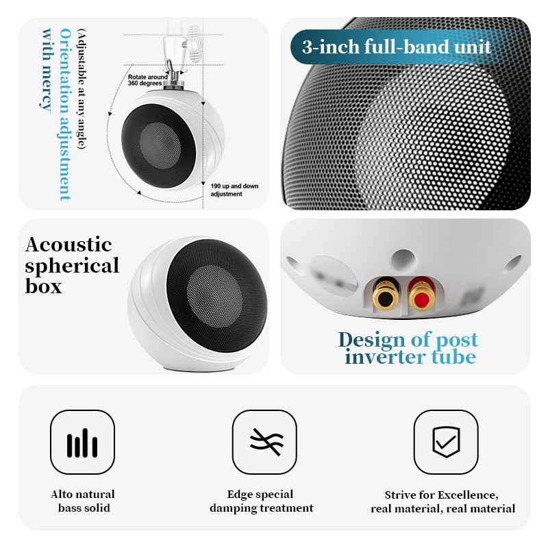 Oupushi ceiling mounted wall m - Wall Mount Speaker บทวิจารณ์และราคา