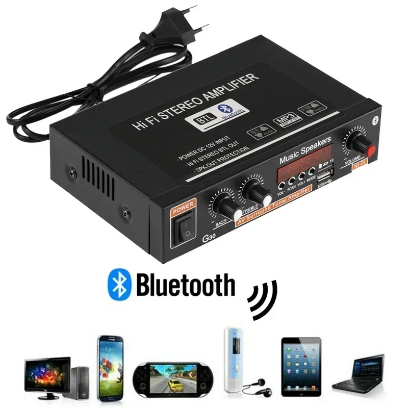 G30 Audio Amplifier 45Wx2 Chan - Home Cinema Audio System บทวิจารณ์และราคา