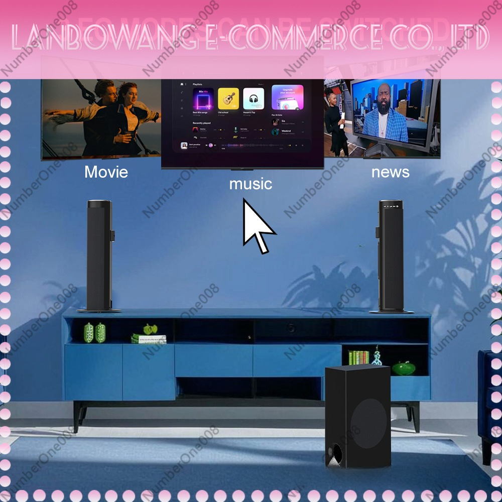 2.1 Channel Soundbar Bluetooth - Home Cinema Wall Lights บทวิจารณ์และราคา