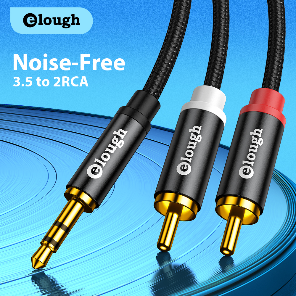 Elough RCA Cable AUX RCA Speak - Genius Home Cinema บทวิจารณ์และราคา