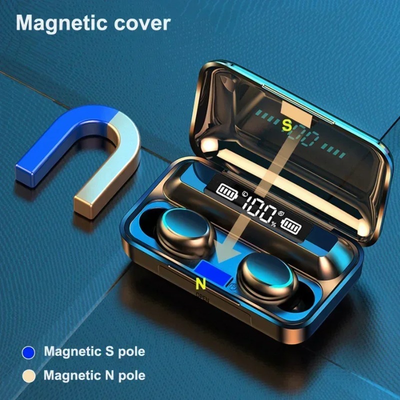 New F9 Bluetooth Headphones 9D - Home Cinema Amazon บทวิจารณ์และราคา