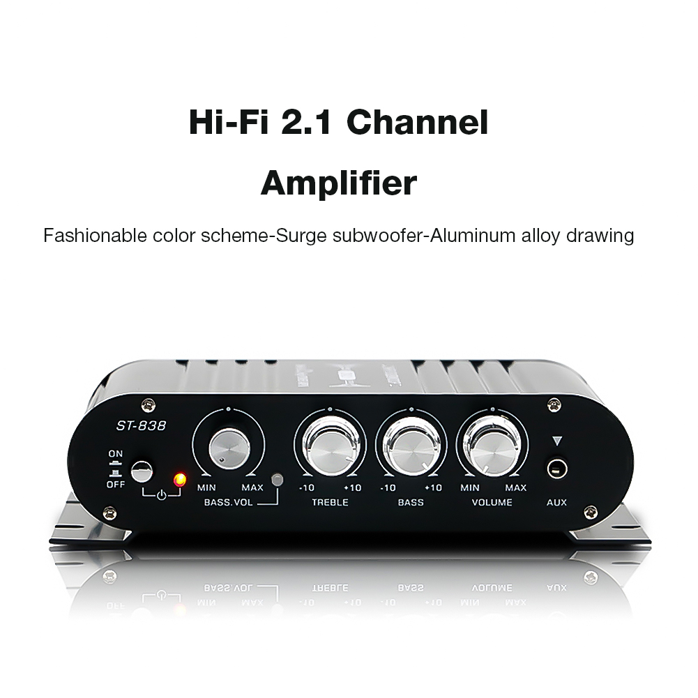ST-838 Home Theater Amplifiers - Home Cinema Audio System บทวิจารณ์และราคา