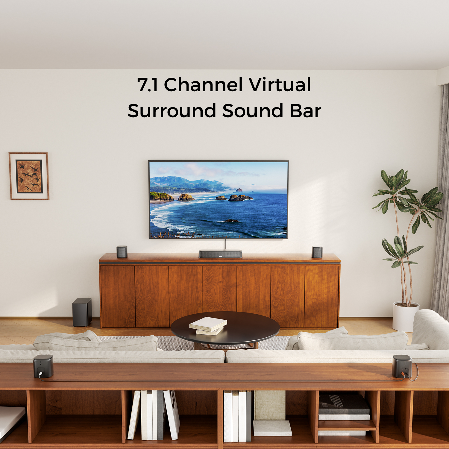 ULTIMEA 7.1 Channel Sound Bar  - Home Cinema Audio System บทวิจารณ์และราคา