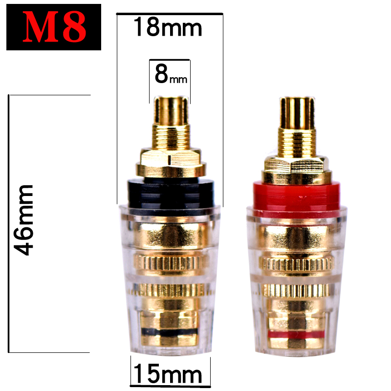 M8 DIY speaker terminal connec - Home Cinema Hifi บทวิจารณ์และราคา