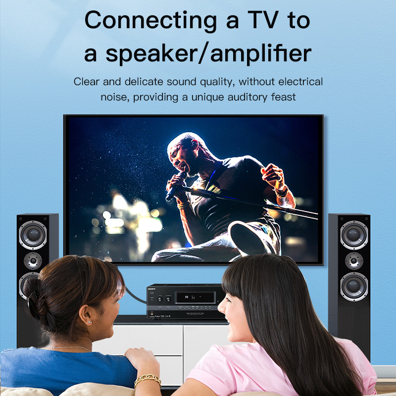 CHOSEAL RCA Cable Digital Coax - Genius Home Cinema บทวิจารณ์และราคา