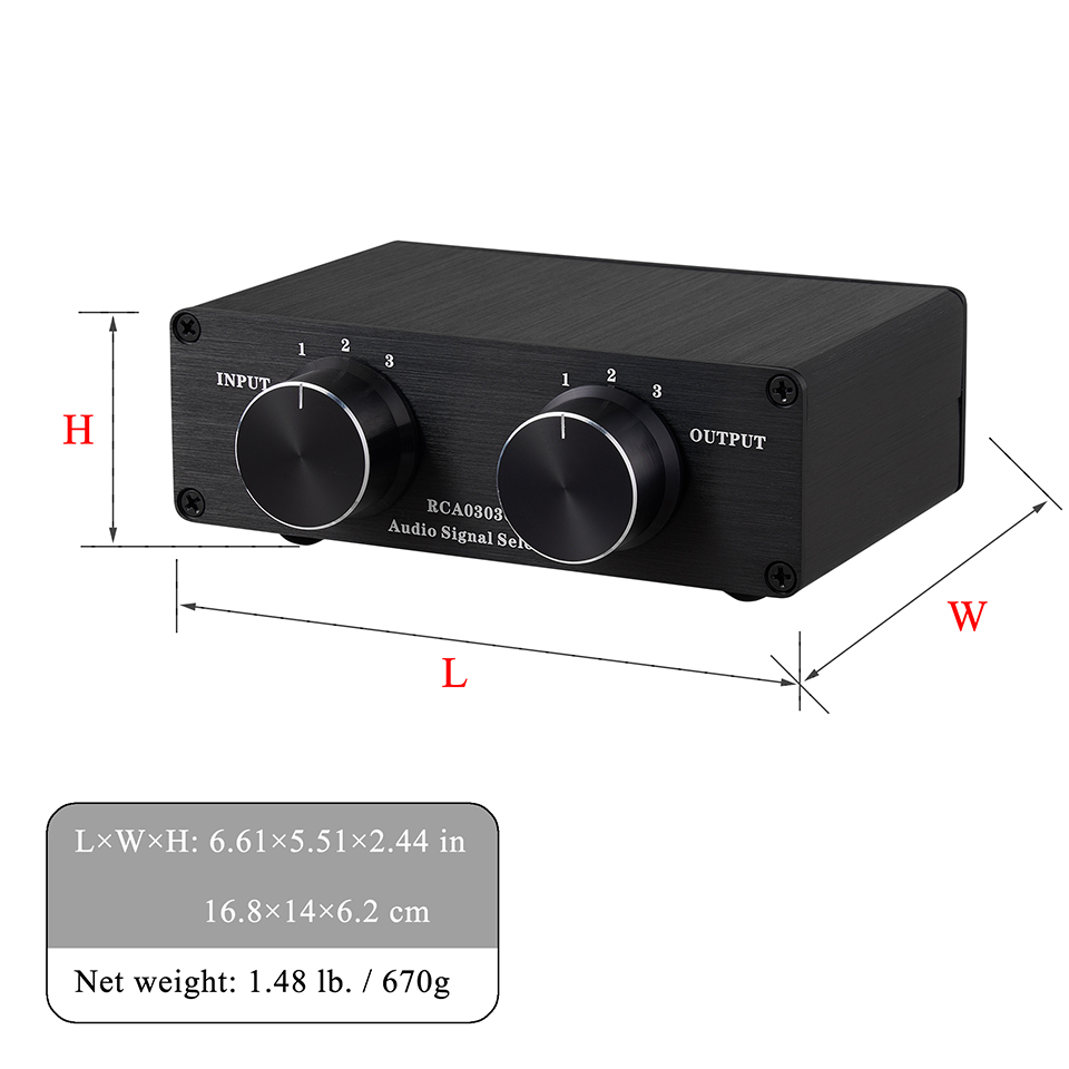 2-Way Stereo RCA Audio Switch  - Genius Home Cinema บทวิจารณ์และราคา