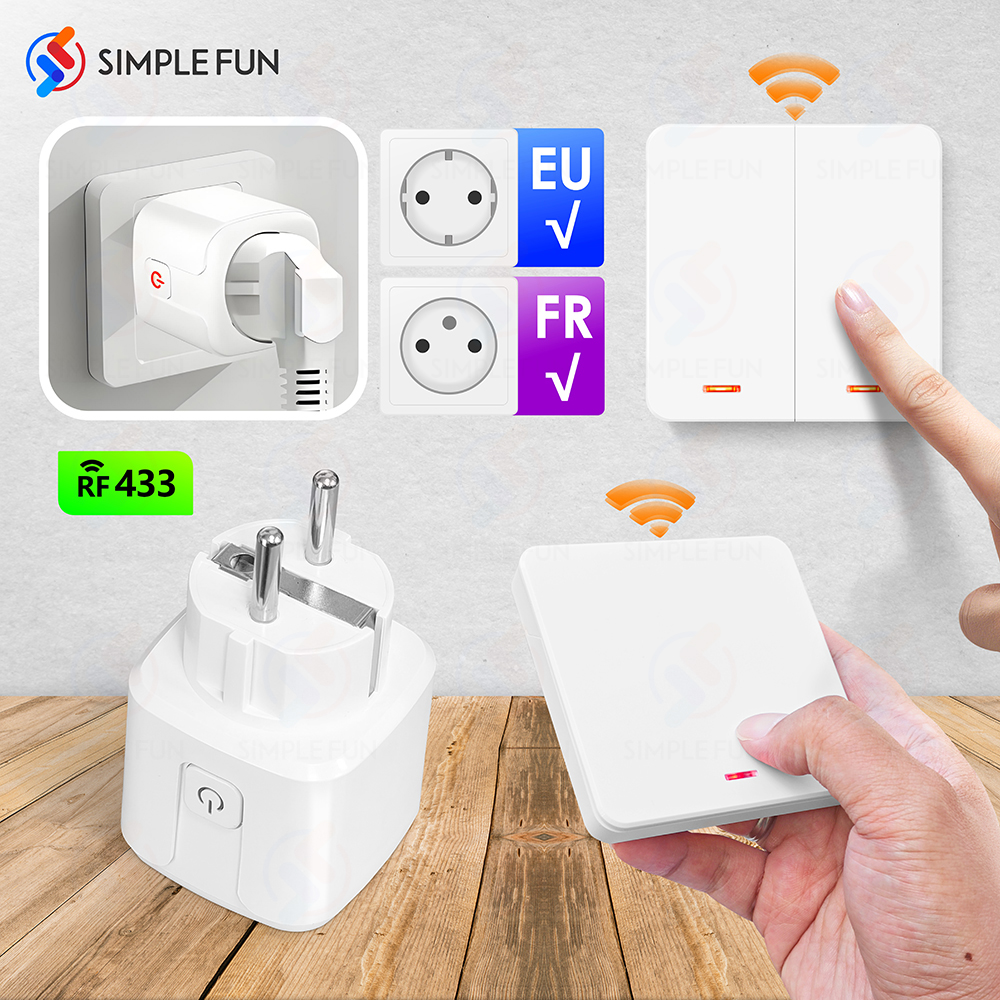 Wireless Socket Remote Control - Home Cinema Wall Lights บทวิจารณ์และราคา