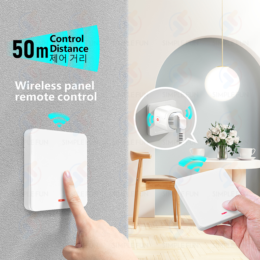 Wireless Socket Remote Control - Home Cinema Wall Lights บทวิจารณ์และราคา