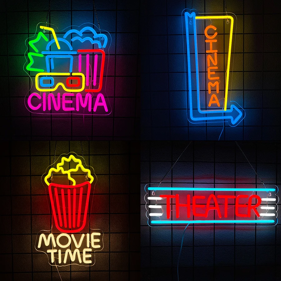 Led Neon Light For Cinema,Game - Home Cinema Wall Lights บทวิจารณ์และราคา