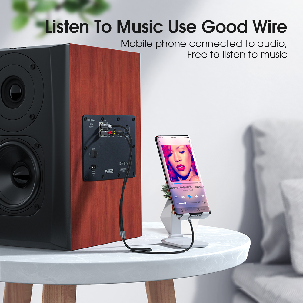 Essager RCA Audio Cable Stereo - Genius Home Cinema บทวิจารณ์และราคา