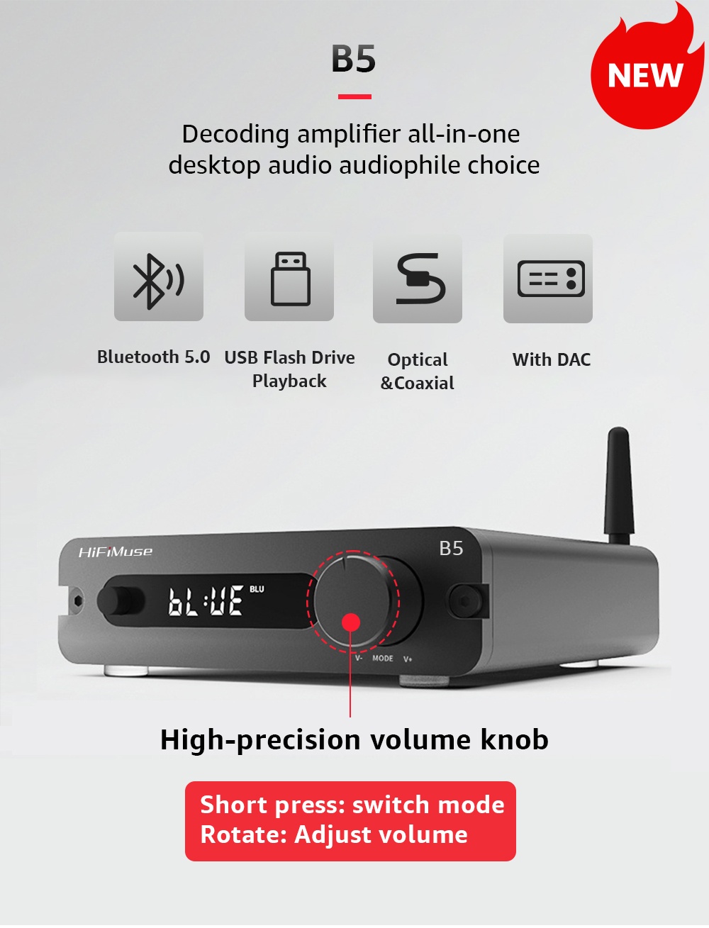HiFiMuse B5 Audiophile U disk  - Home Cinema Audio System บทวิจารณ์และราคา