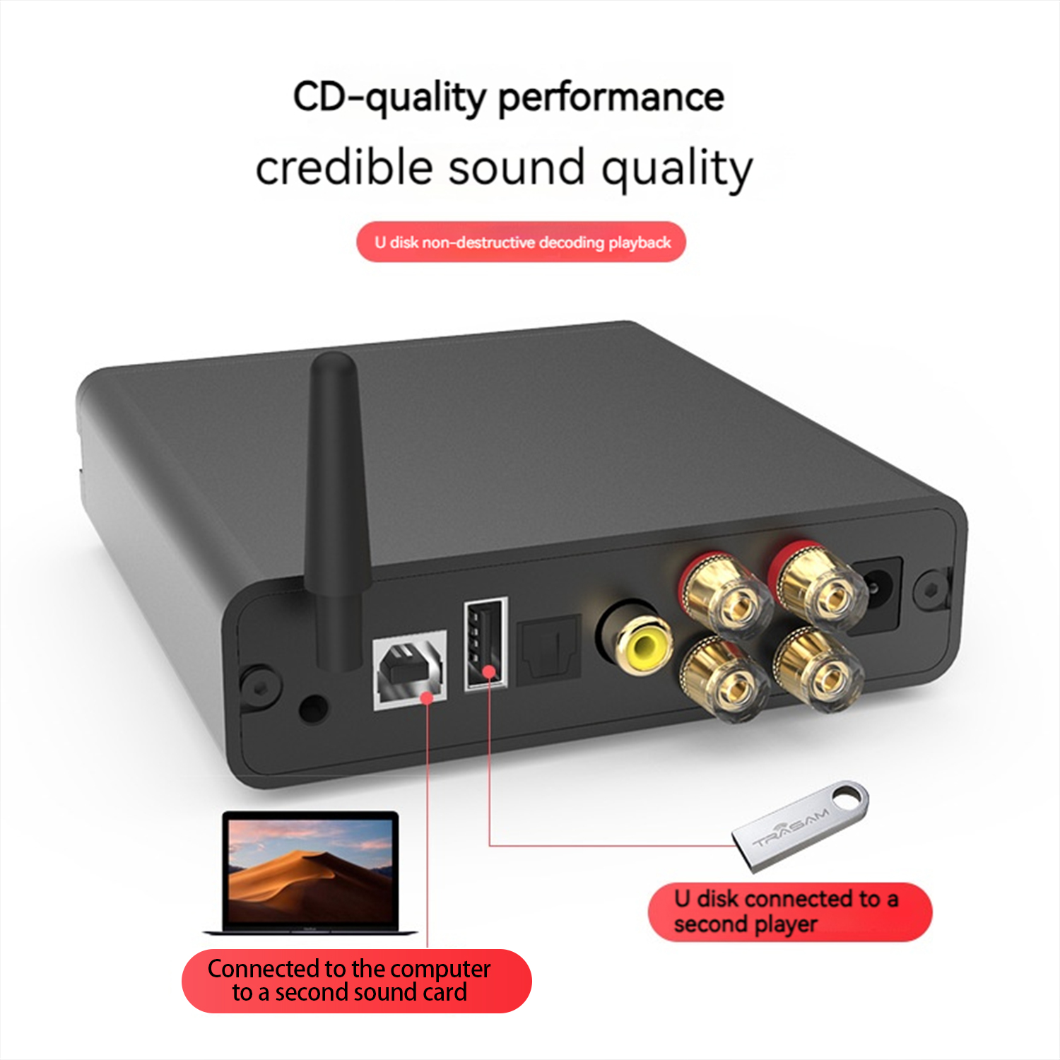 HiFiMuse B5 Audiophile U disk  - Home Cinema Audio System บทวิจารณ์และราคา