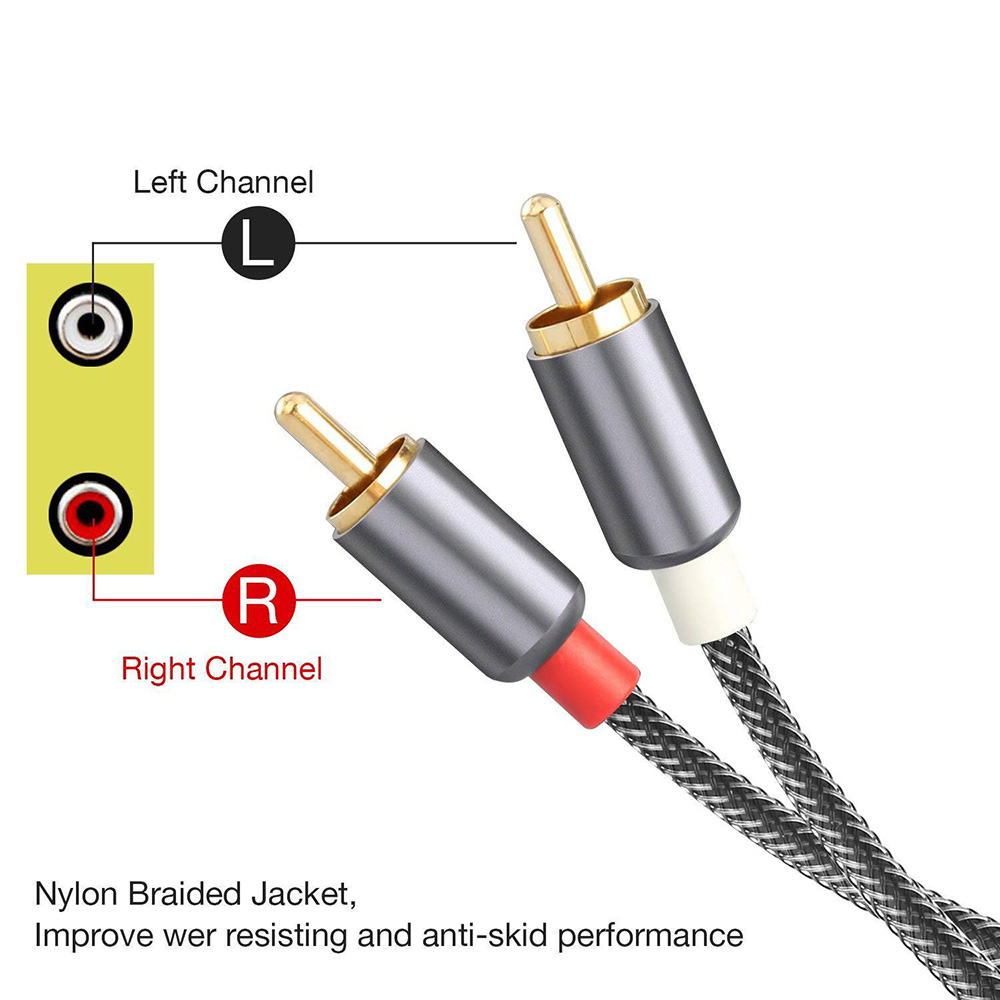 2RCA To 2 RCA Male To Male Aud - Genius Home Cinema บทวิจารณ์และราคา