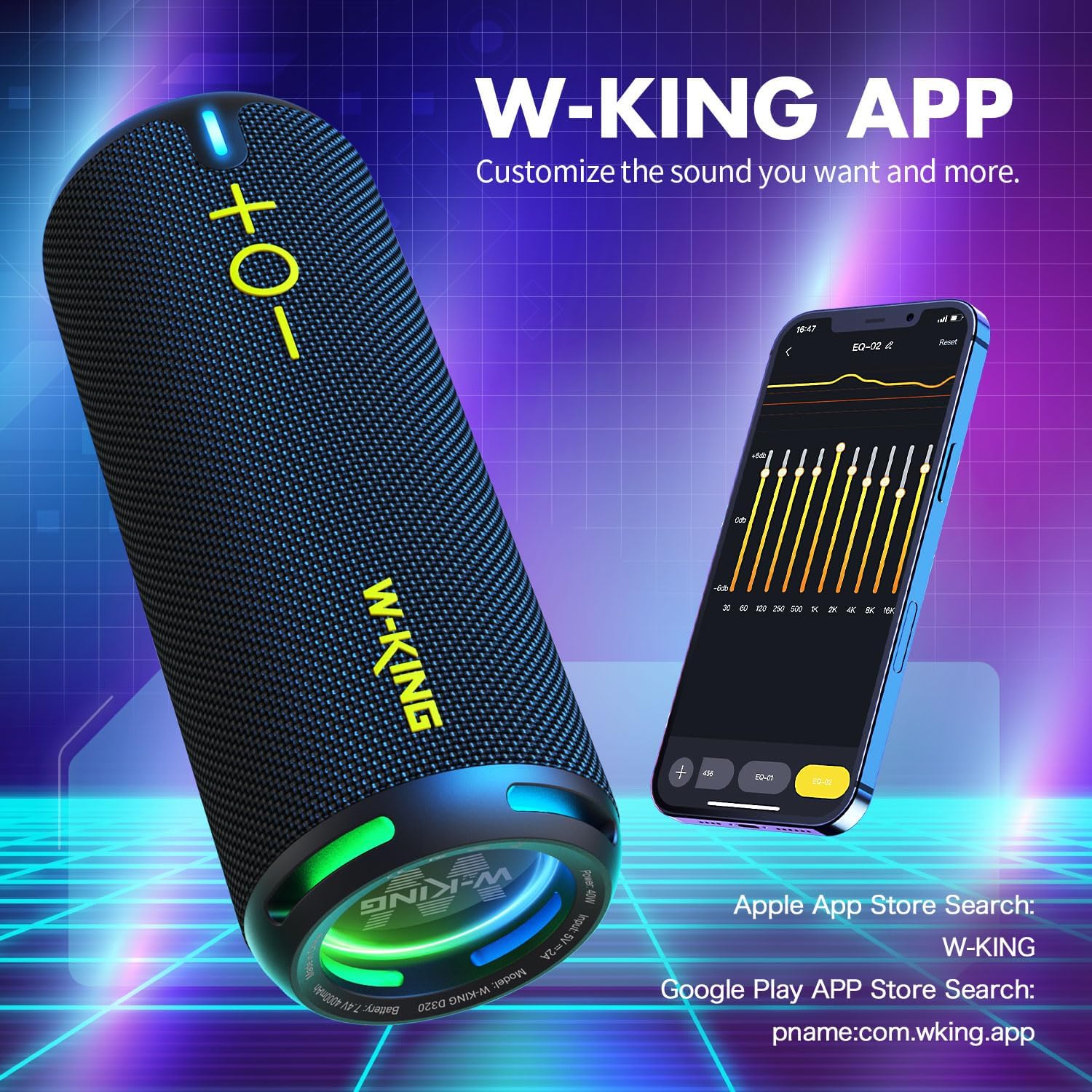 W-KING D320 40W Portable Speak - Home Cinema Audio System บทวิจารณ์และราคา