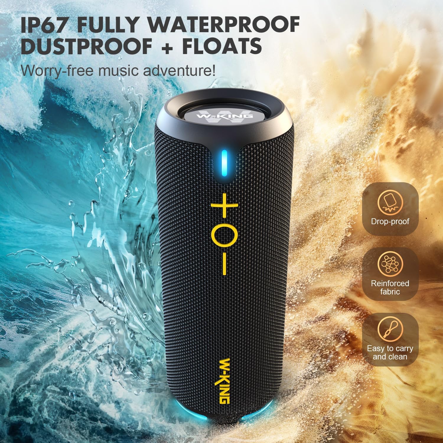 W-KING D320 40W Portable Speak - Home Cinema Audio System บทวิจารณ์และราคา